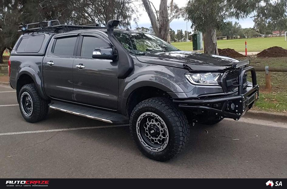FORD RANGER GD09 MATTE BLACK MACHINED FACE